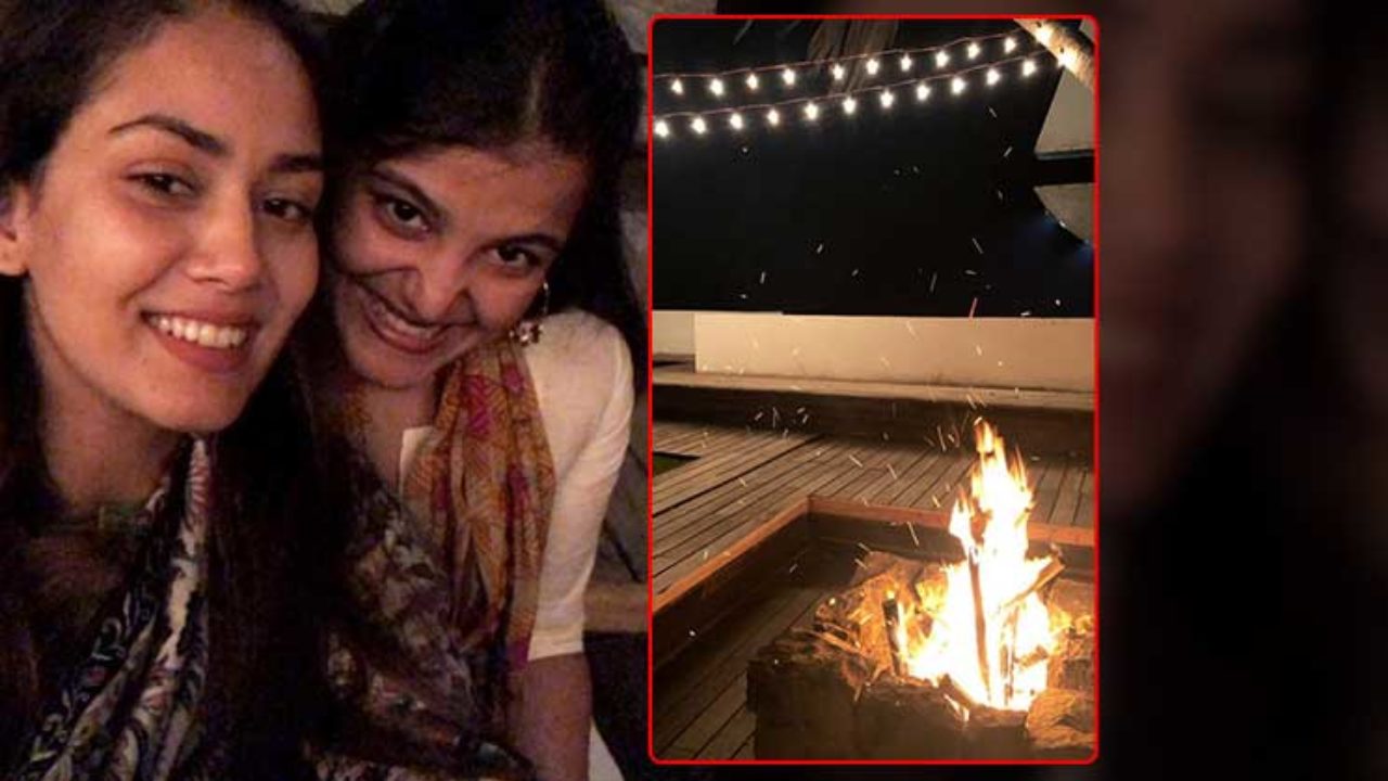 Pics Mira Rajput Celebrates Lohri With Misha And Sis In Law Sanah Kapur Bollywood Bubble