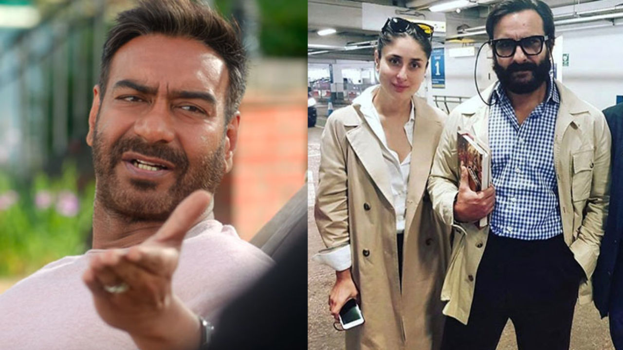 Saif Ali Khan Reverts To Ajay Devgn S Comment On Age Difference With Kareena Kapoor Bollywood Bubble