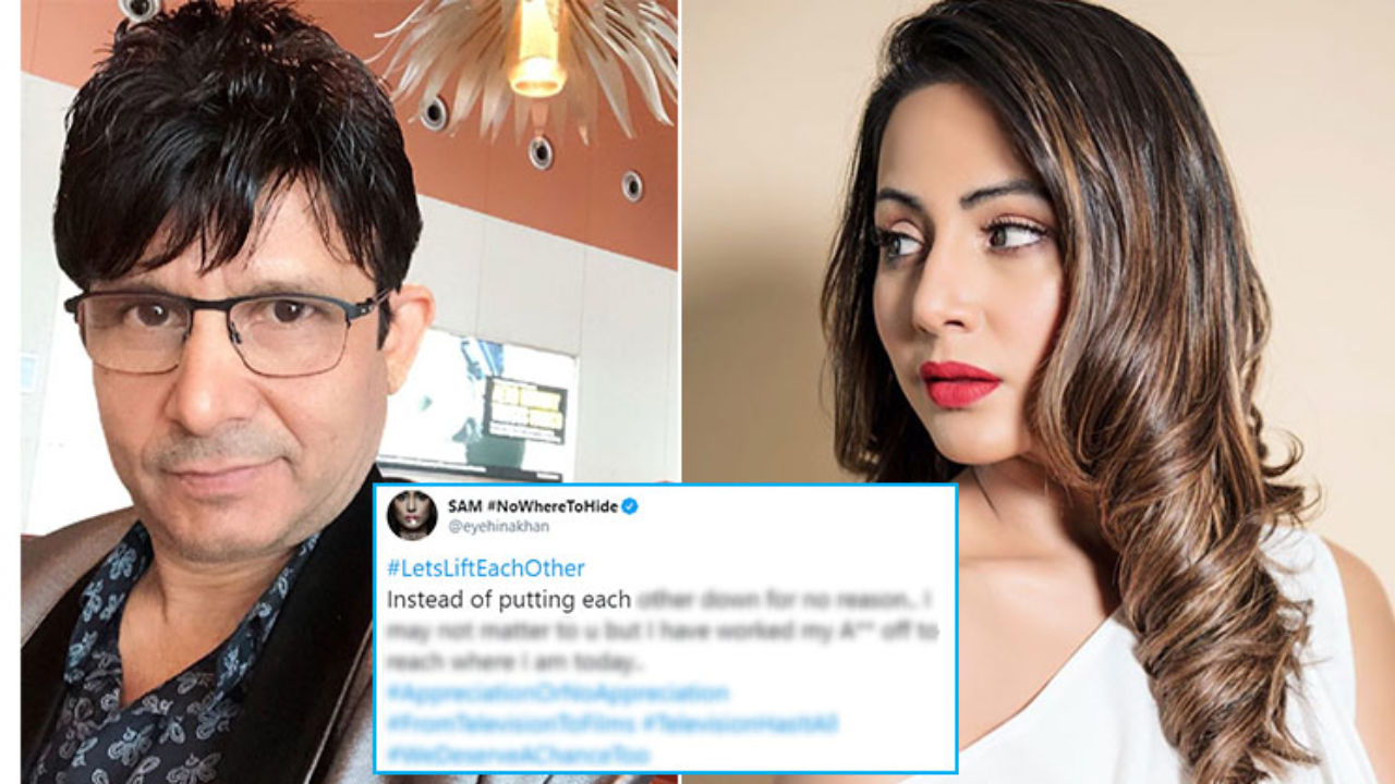 Krk Mocks Who Ll Watch Hina Khan S Hacked Former Bigg Boss