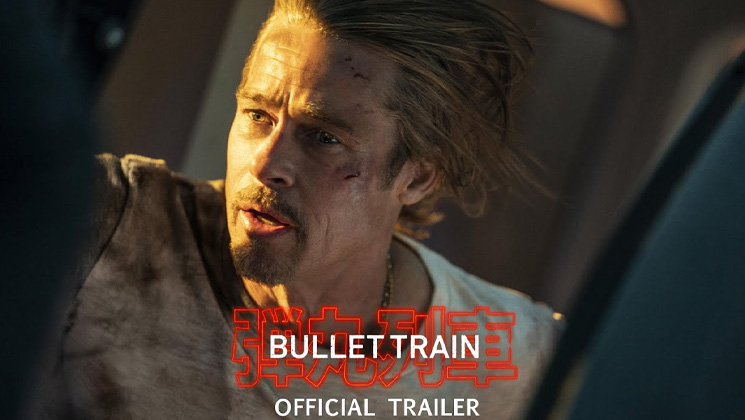 bullet train trailer, brad pitt, bullet train