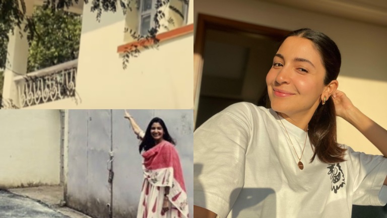 Anushka Sharma revisits old home in Madhya Pradesh, reminisces childhood memories with father