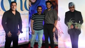 salman khan, aamir khan at dono grand premiere,