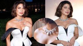 priyanka chopra, bvlgari, priyanka at bvlagri event, priyanka necklace, priyanka at event of bvlgari, necklace price bvlgari