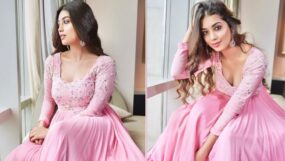 digangana suryavanshi, digangana in anarkali, actress digangana, shivam baje movie, digangana in pink anarkali, fashion