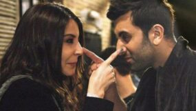 anushka and ranbir, ranbir kapoor and anushka sharma, anushka sharma bestfriend, anushka and ranbir in ae dil hai mushkil, bombay velvel actors, ranbir anushka funny, ranbir kapoor about anushka sharma