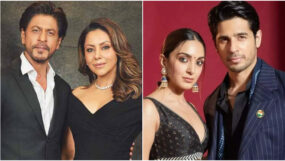 shah rukh khan gauri khan siddharth malhotra kiara advani