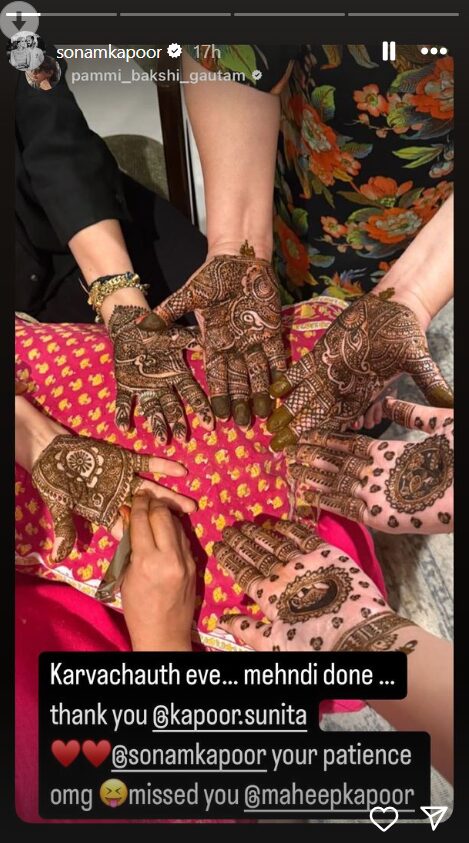 sonam kapoor, karwa chauth, 