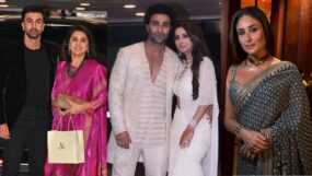 aadar jain, alekha advani, roka ceremony, kareena kapoor, karisma kapoor, ranbir kappor, randhir kapoor, neetu kapoor, roka ceremony, akelha aadar,