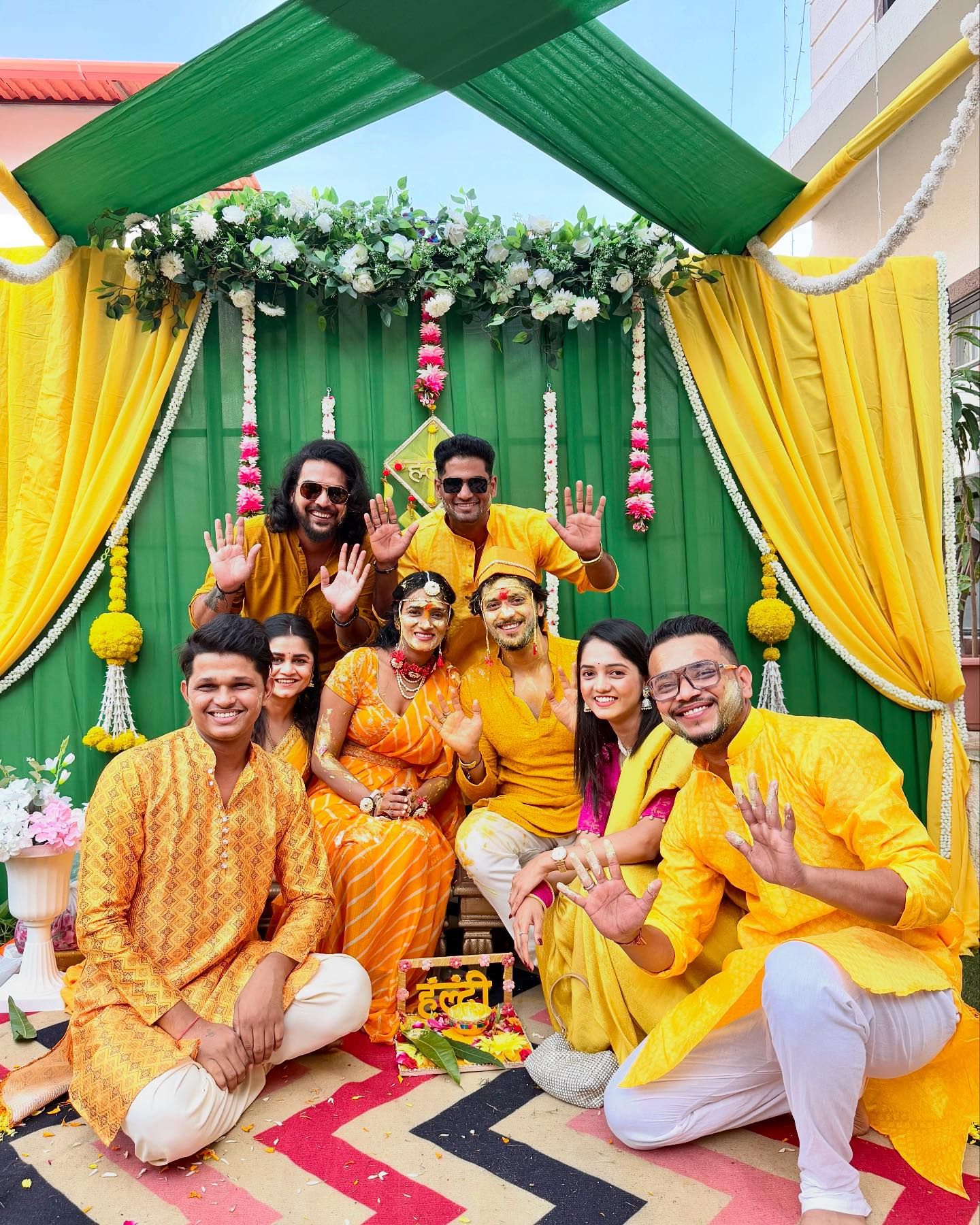 Kinshuk Vaidya and Diiksha Nagpal's Haldi