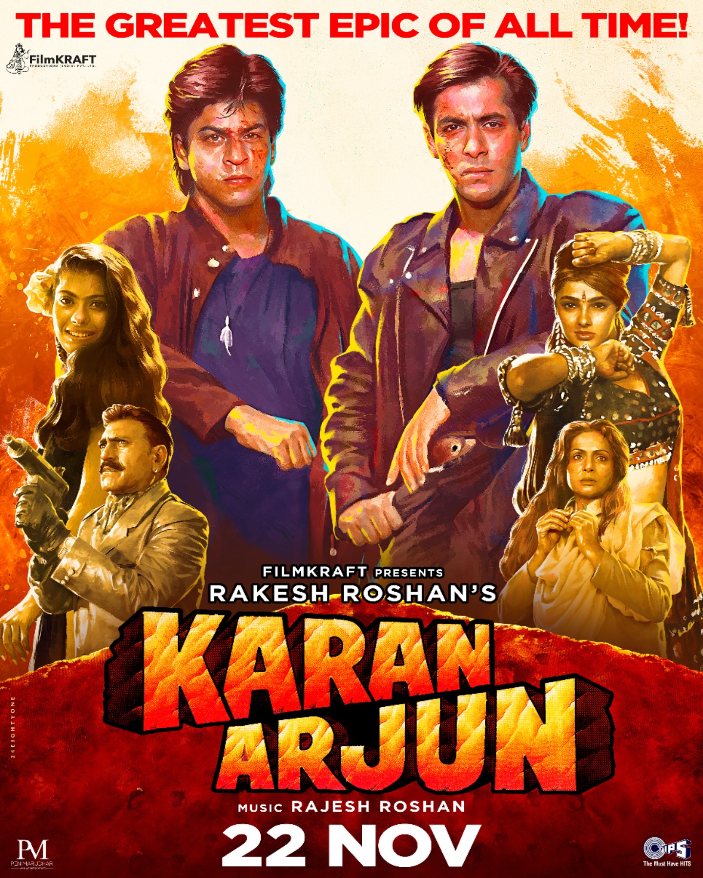 Rakesh Roshan's Karan Arjun new poster