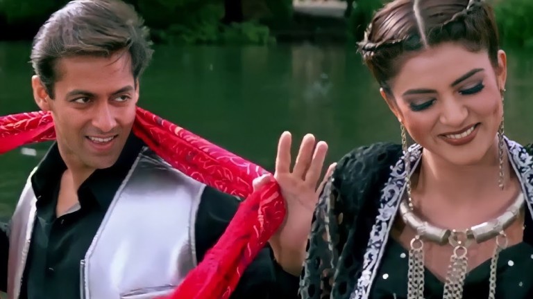 salman khan, biwi no 1, sushmita sen, chunari chunari,