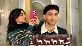 khushi kapoor, vedang raina, khushi, vedang, christmas celebration, christmas 2024,