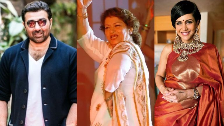 mandira bedi, saroj khan, ddlj, sunny deol