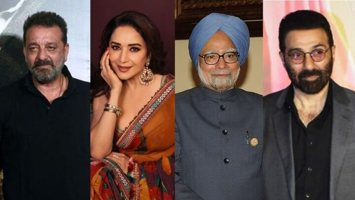 manmohan singh, sanjay dutt, madhuri dixit, sunny deol, manmohan singh dies, manmohan singh passes away,