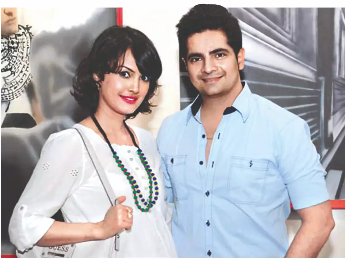 Nisha Rawal and Karan Mehra