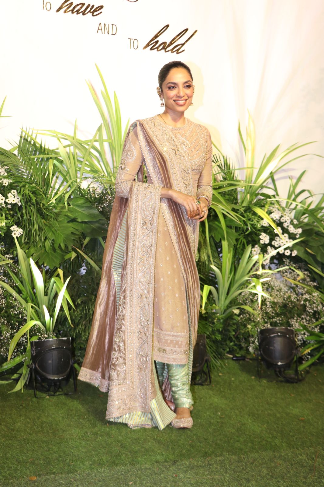 Sobhita Dhulipala at Aaliyah-Shane's wedding reception