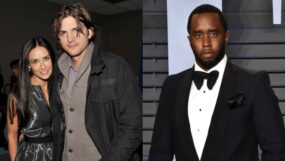 demi moore, ashton kutcher, sean diddy combs,