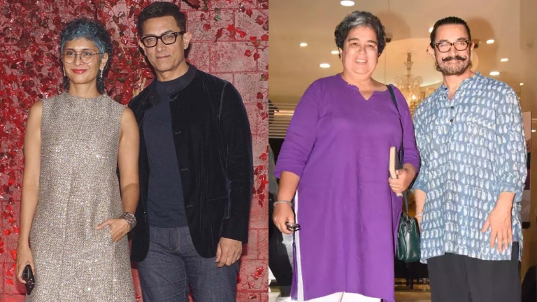 aamir khan, reena dutta, aamir khan and kiran rao