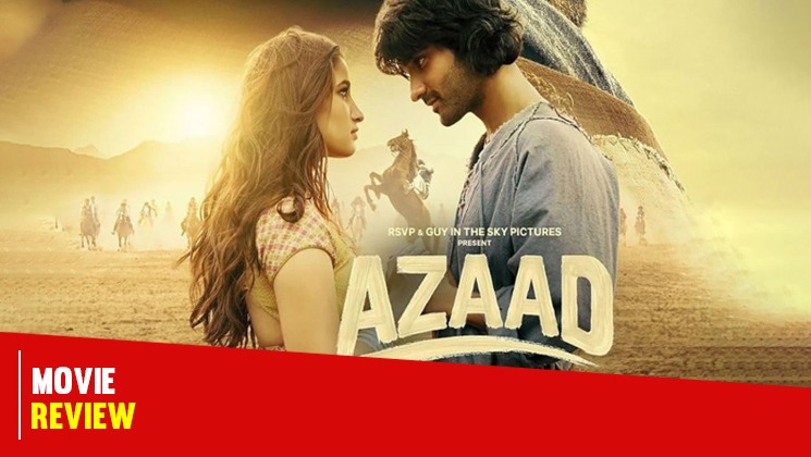 azaad, azaad review, aaman devgan, rasha thadani, ajay devgn,