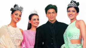 dia mirza, lara dutta, priyanka chopra, shah rukh khan, dia, dia miss india, miss world, miss universe, dia miss india days,