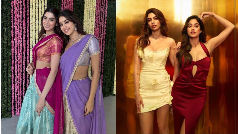 khushi kapoor, janhvi kapoor, khushi and janhvi kapoor