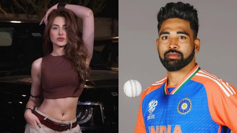 mahira sharma, mohammed siraj,