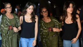 rajesh khanna granddaughter, rajesh khanna, naomika saran, sky force screening, dimple kapadiya, veer pahariya, akshay kumar,