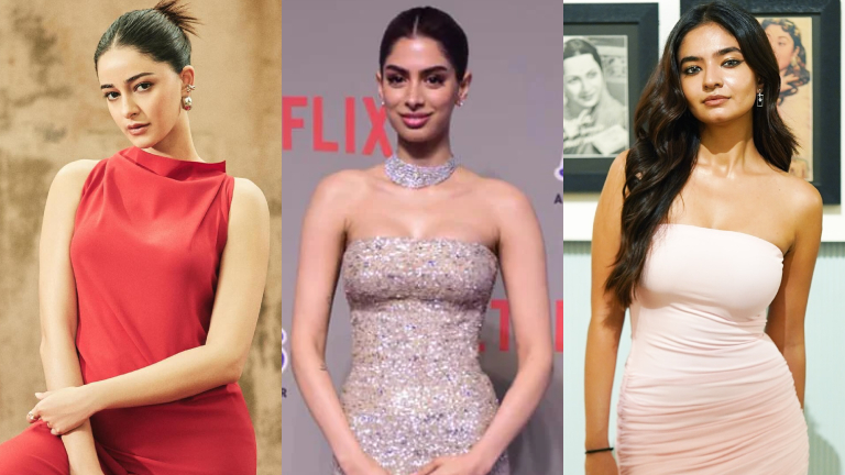 ananya panday, khushi kapoor, anushka sen,