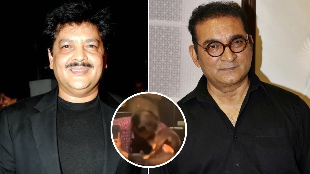 abhijeet bhattacharya, udit narayan, udit kissing video, udit kiss row, udit narayan kiss, abhijeet,