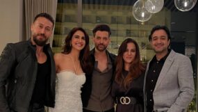 hrithik roshan, tiger shroff, hrithik, tiger, the roshans, war, war 2, tiger, vaani kapoor, siddharth anand, war, war 2, the roshans succes bash,