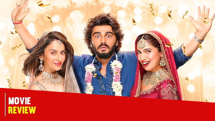 mere husband ki biwi review, mere husband ki biwi, arjun kapoor, bhumi pednekar, rakul preet singh, bhumi, rakul, arjun new film, movie review, mere husband ki biwi,