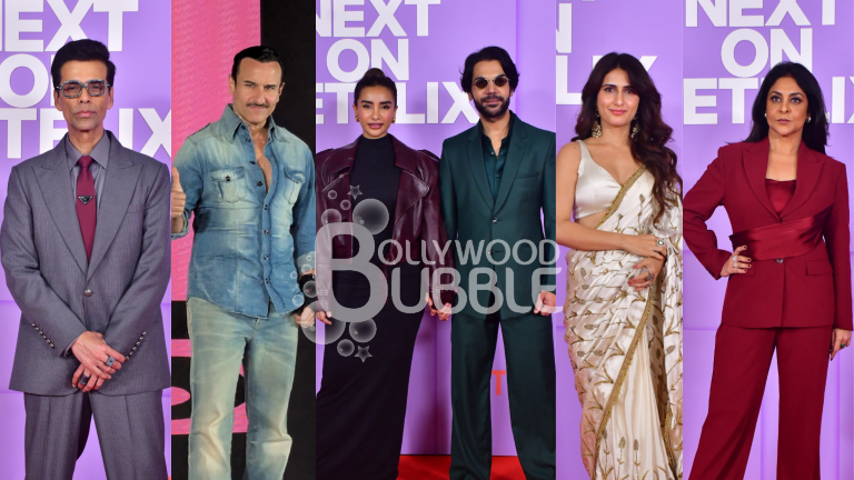 Netflix's event, karan johar, saif ali khan, patralekha, rajkummar rao, fatima sana shaikh, shefali shah,