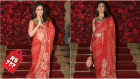 kareena kapoor khan, kareena saree price tag