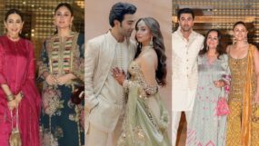 ranbir kapoor, alia bhatt, kareena kapoor khan, karisma kapoor, tare gin gin, aadar jain, alekha advani, mehendi ceremony,