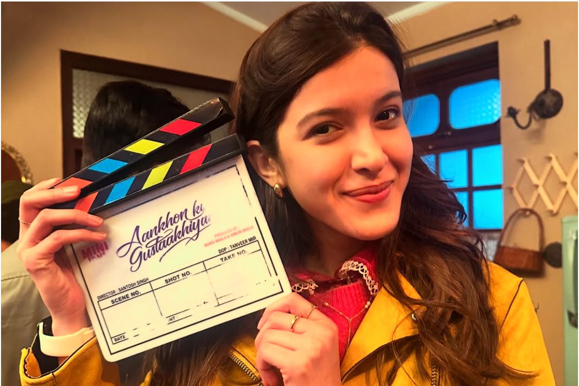 Shanaya Kapoor wrap the big schedule of Mini Films' Aankhon Ki Gustaakhiyan