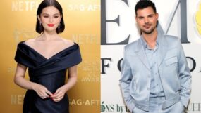 Taylor Lautner supports actress Selena Gomez