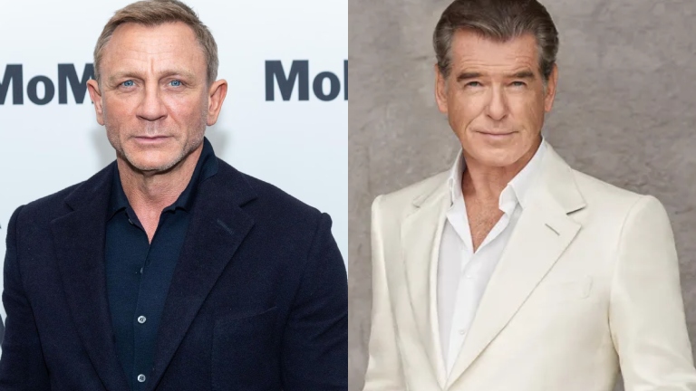 daniel craig, pierce brosnan, james bond,