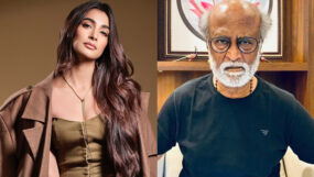 pooja hegde, rajinikanth,